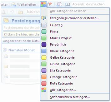 Kennen Sie die Kategorien in Outlook? - Zeitblüten